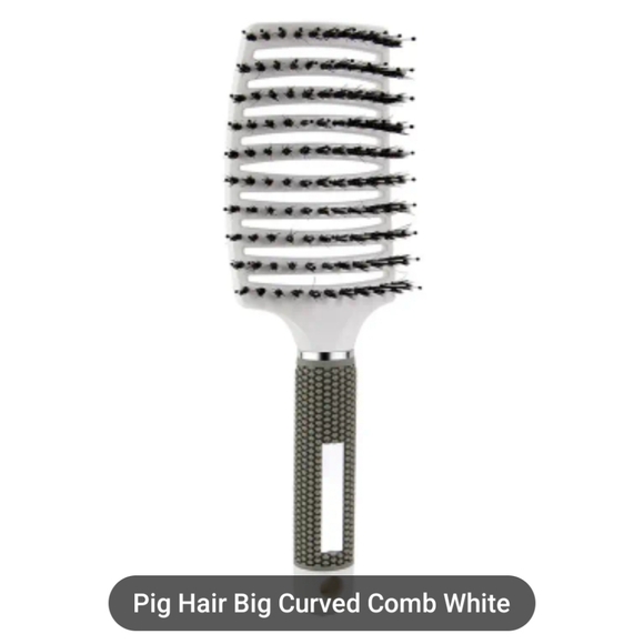Tangle Free Curved Hair Brush - Picture 2 of 4